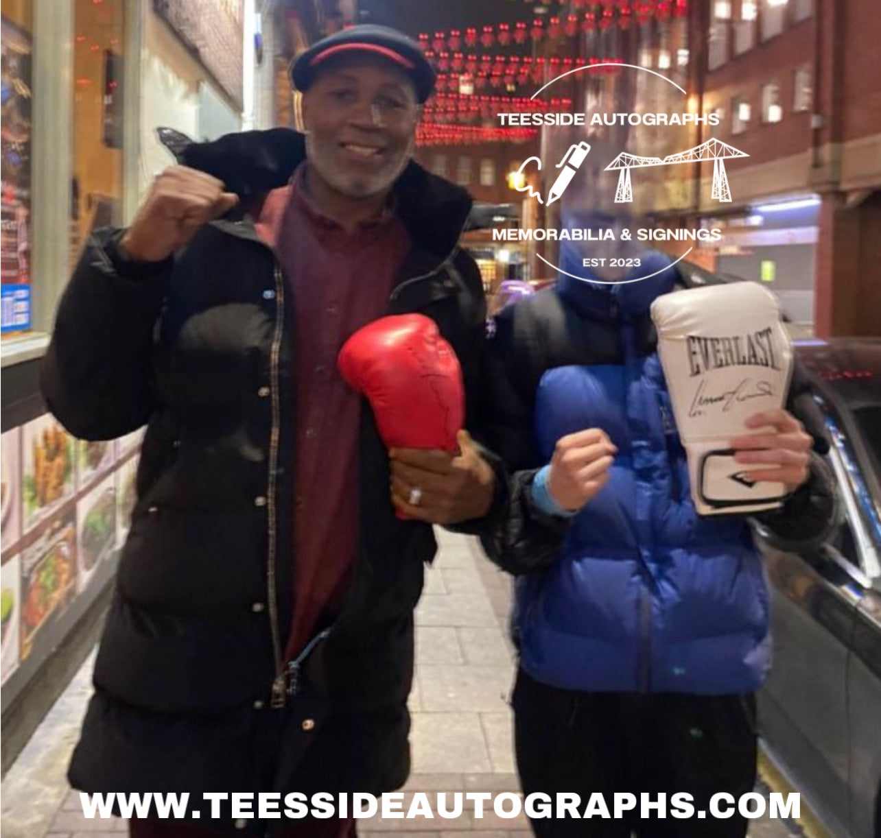 Lennox Lewis Hand Signed Everlast Boxing Glove 2