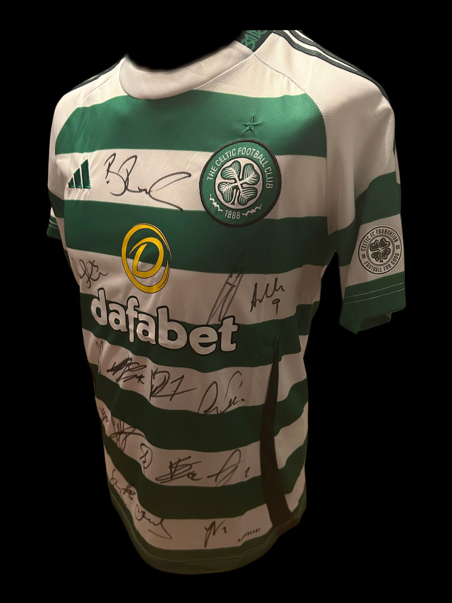 Celtic Hand Signed Squad Home Shirt 2024-25 Shirt 2