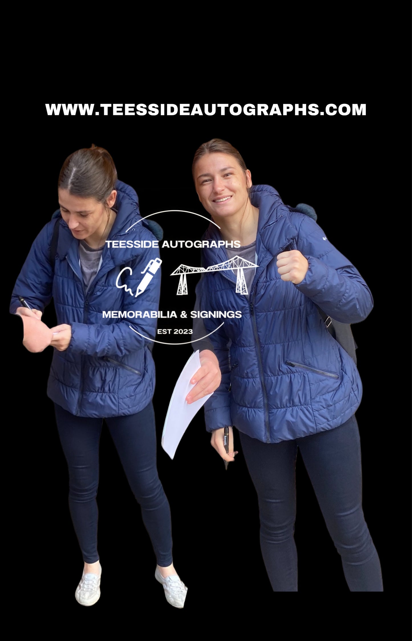 Katie Taylor Hand Signed 12X8” Photo 1