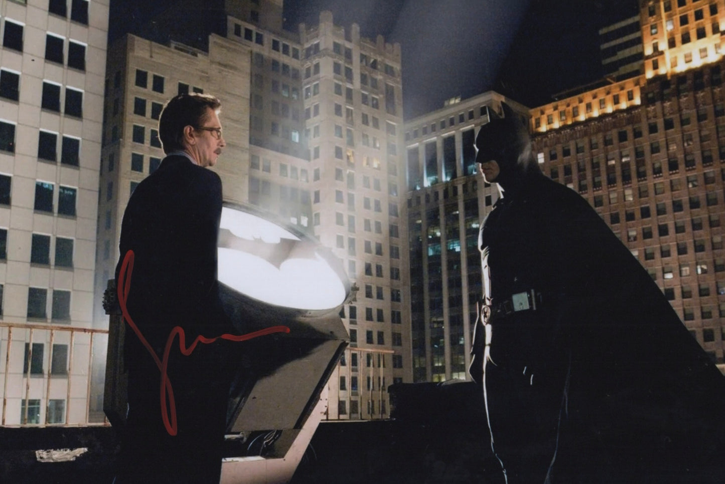 Gary Oldman The Dark Knight Rises Hand Signed 12X8” Photo 2