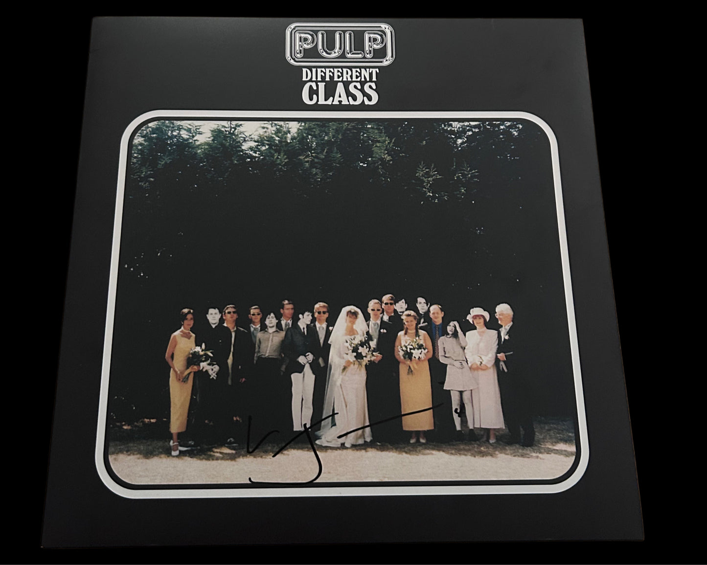 Pulp, Jarvis Cocker “Different Class” Hand Signed 12” Vinyl