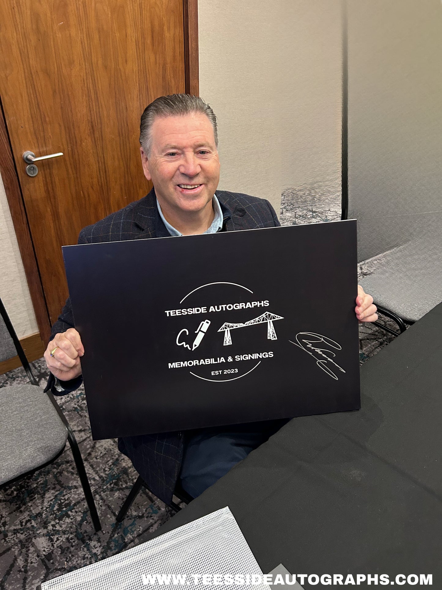 Chris Waddle Tottenham Hotspur 1986 Hand Signed Home Shirt