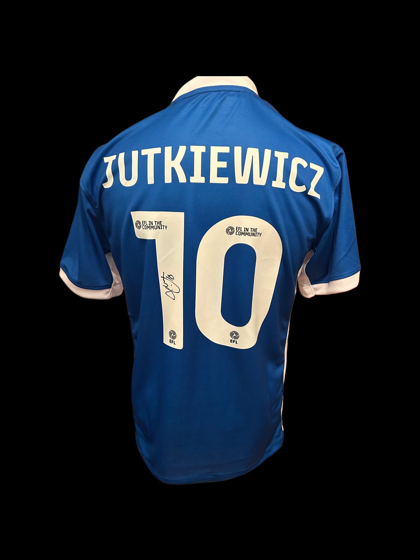 Lukas Jutkiewicz Birmingham City Hand Signed 2024-25 Home Shirt