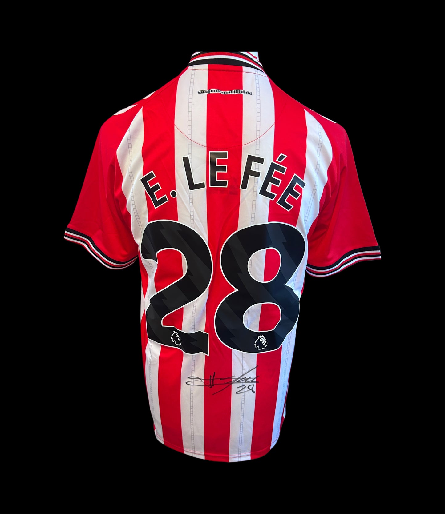 Enzo Le Fee Sunderland Hand Signed 2025-26 Home Shirt
