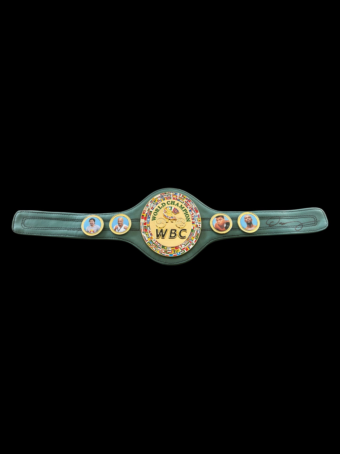 Oscar De La Hoya Hand Signed Mini WBC Championship Belt