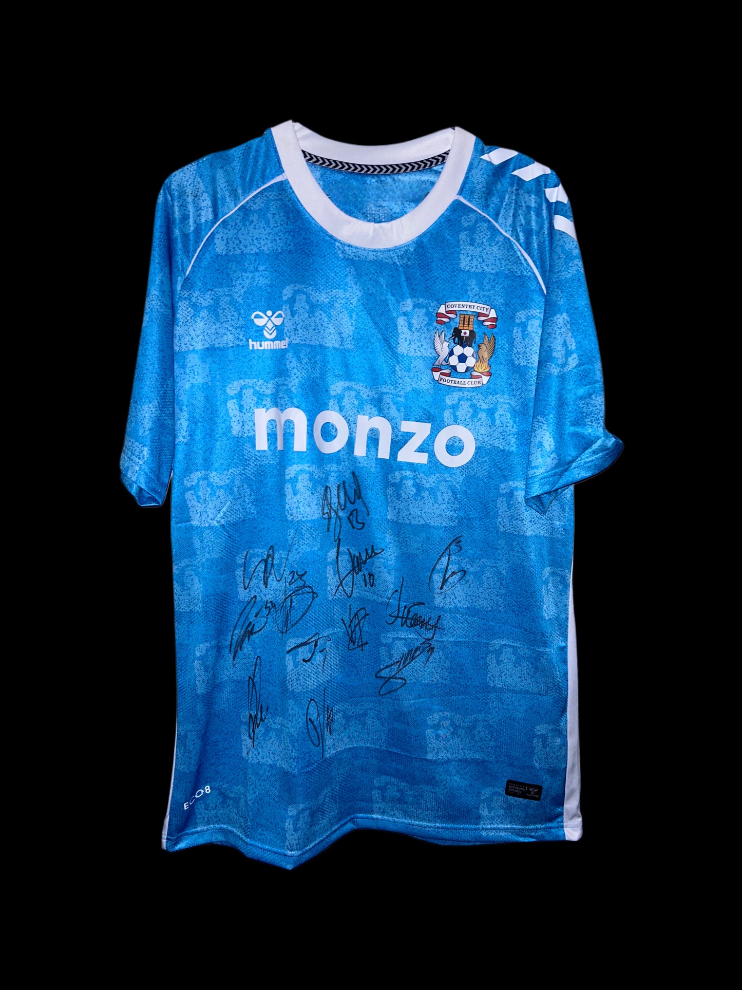 Coventry City 2025-26 Hand Signed Squad Shirt