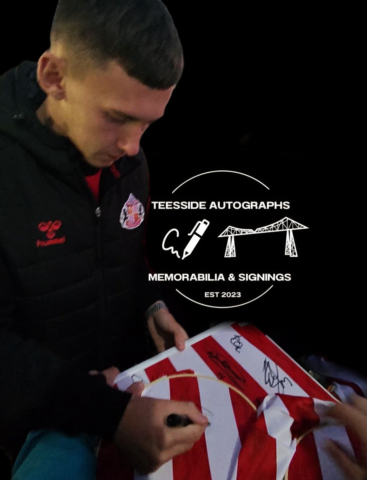 Chris Rigg Sunderland Hand Signed 2024-25 Home Shirt