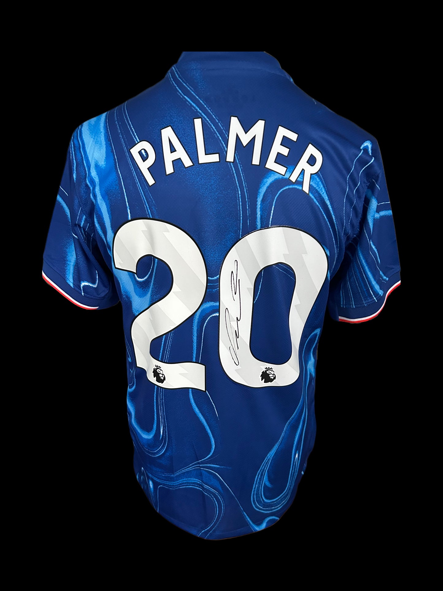 Cole Palmer Chelsea 2024-25 Hand Signed Home Shirt 2