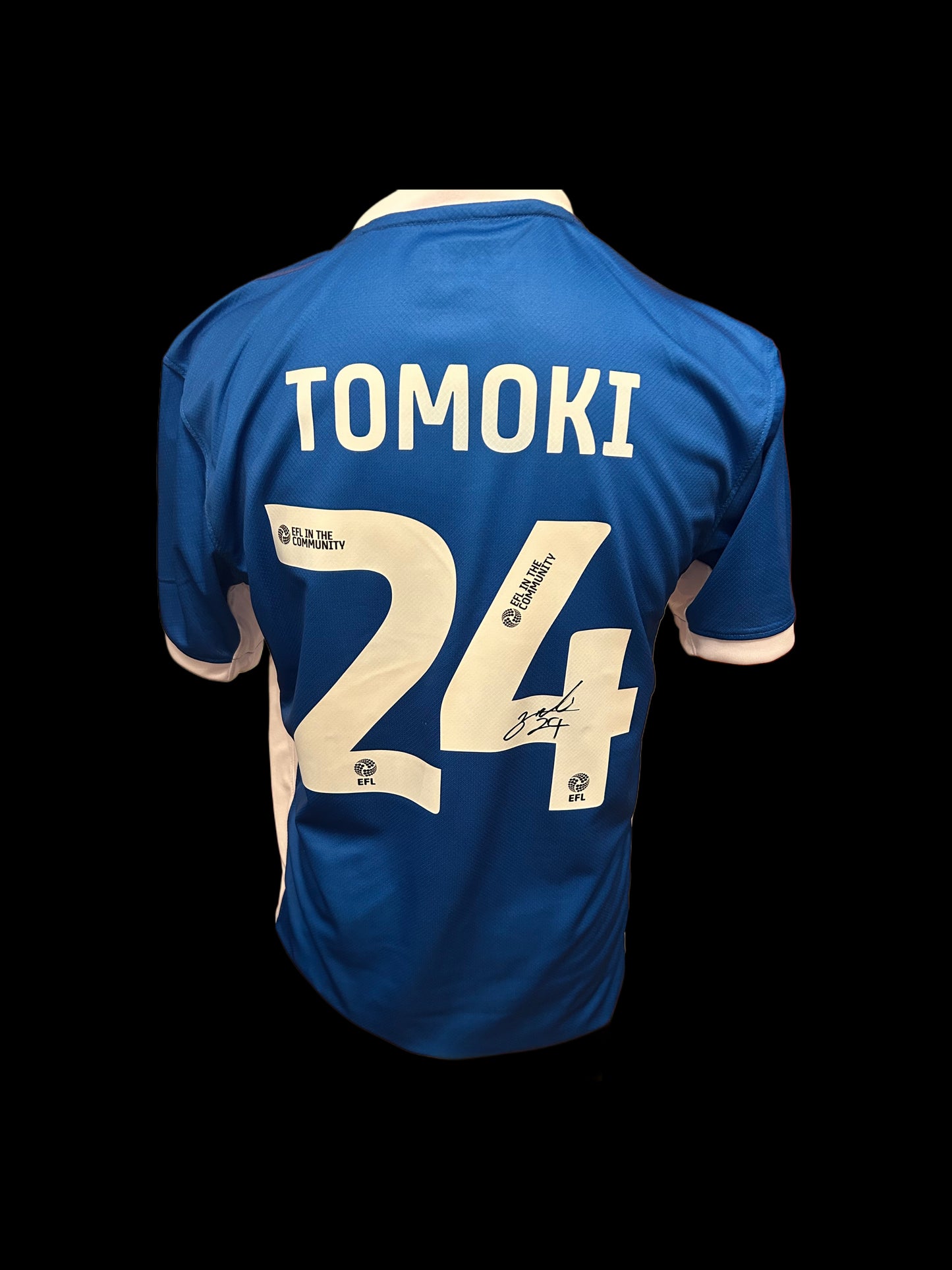 Tomoki Iwata Birmingham City Hand Signed 2024-25 Home Shirt