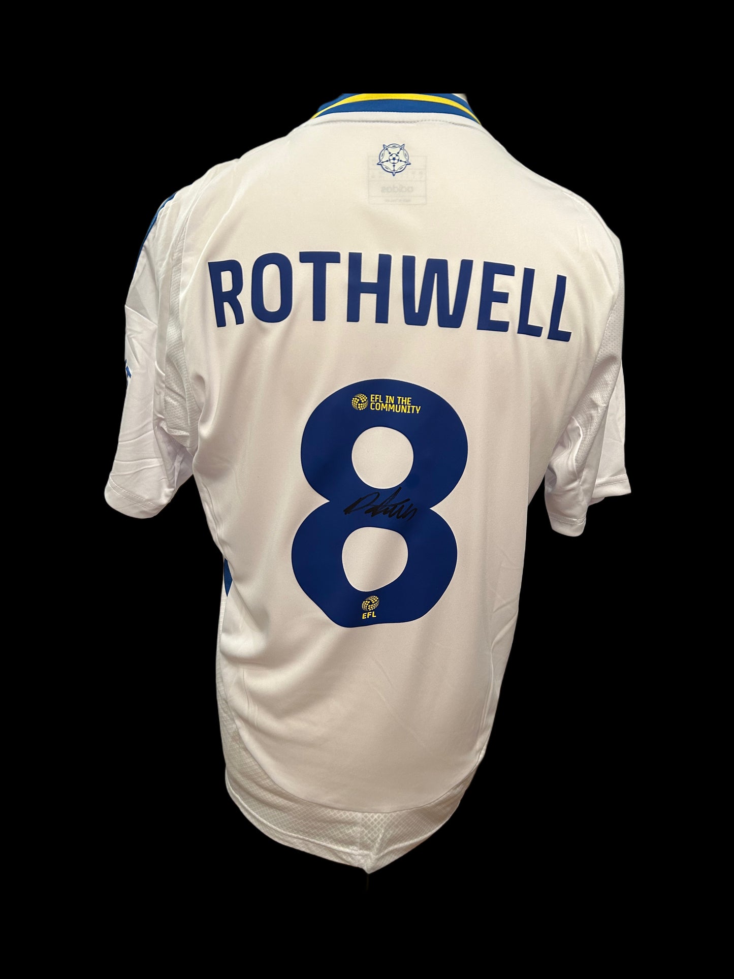 Joe Rothwell Leeds United 2024-25 Hand Signed Home Shirt