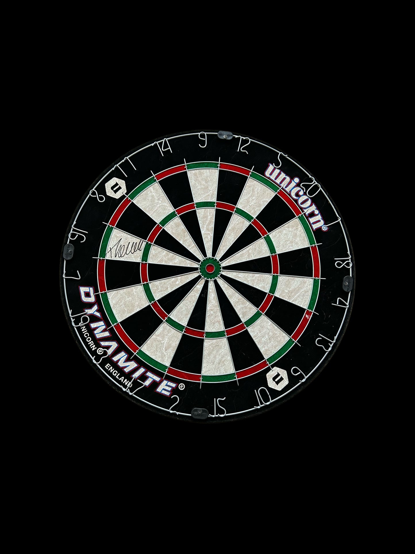 Luke “The Nuke” Littler Hand Signed Dart Board 2