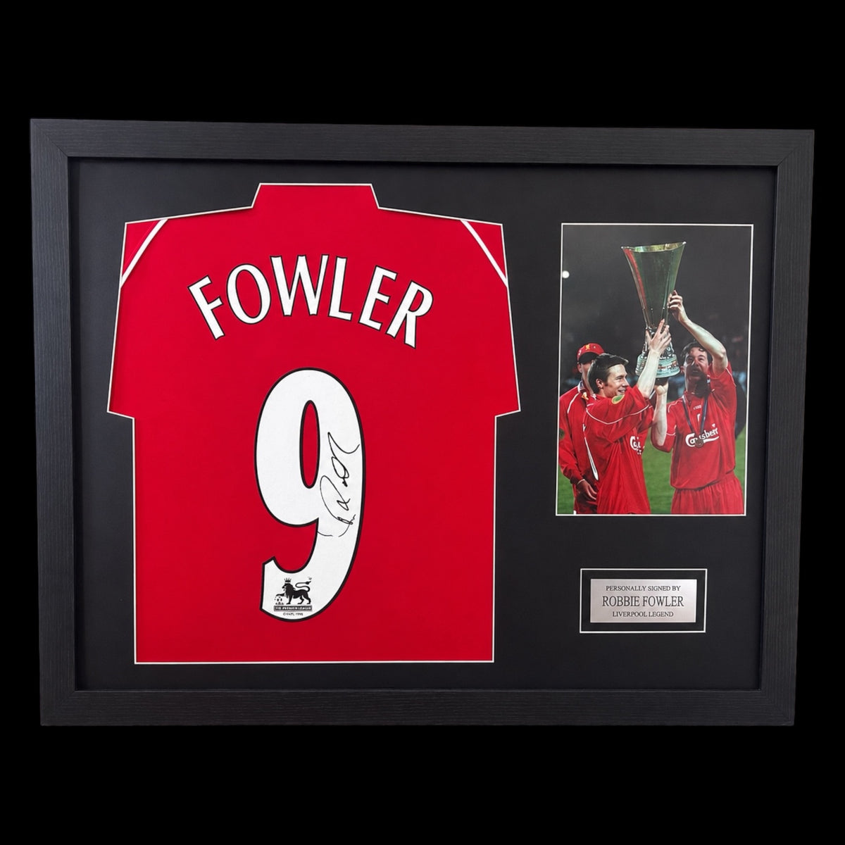 Robbie Fowler Liverpool FC Hand Signed FRAMED Display