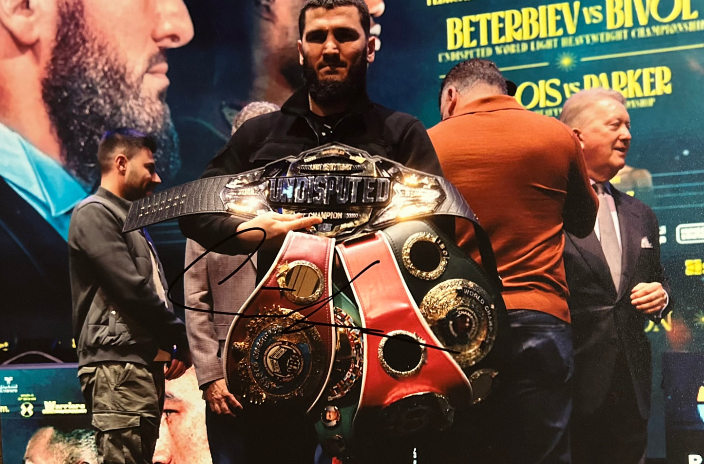 Artur Beterbiev Hand Signed 12X8” Photo 2