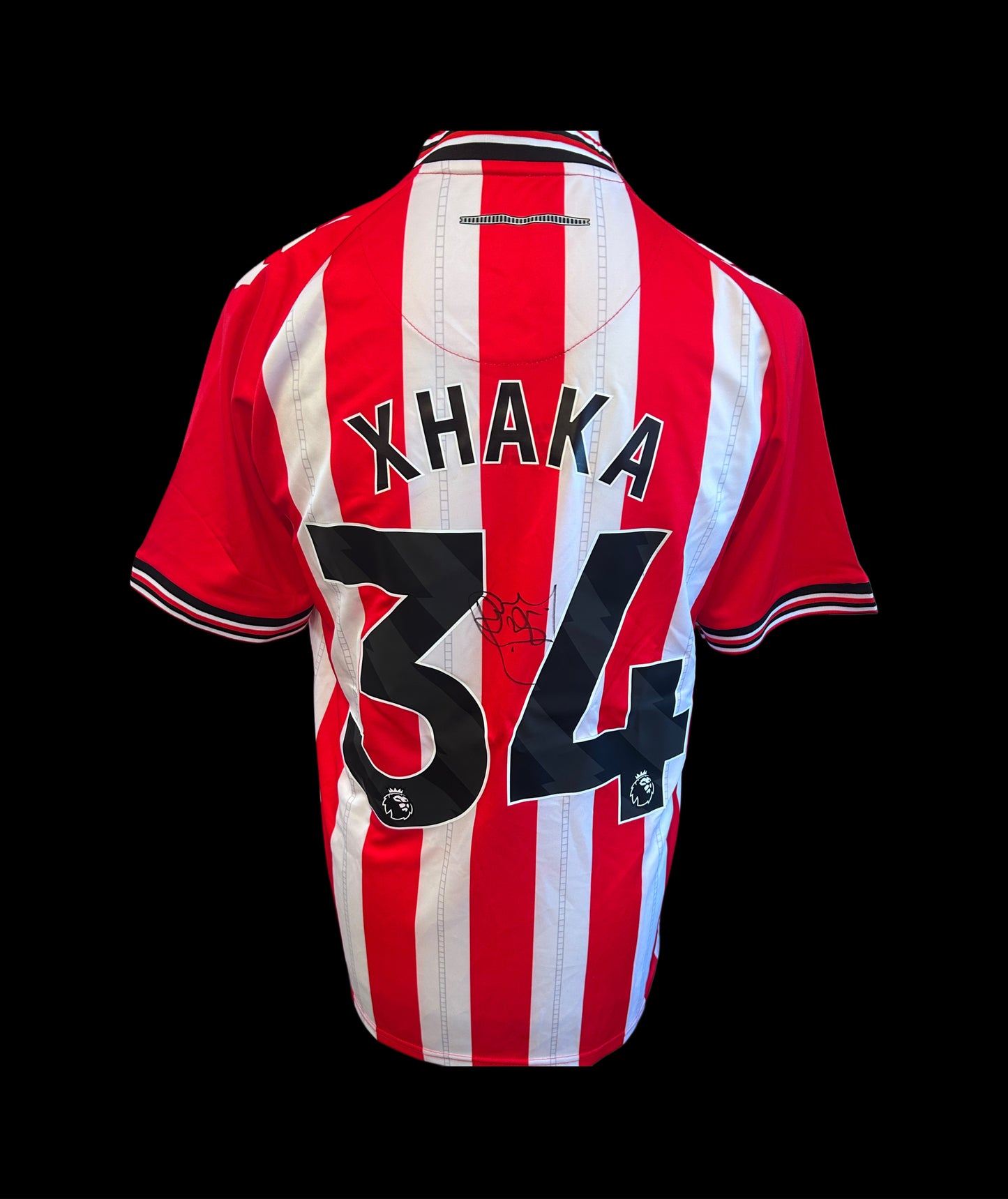 Granit Xhaka Sunderland Hand Signed 2025-26 Home Shirt