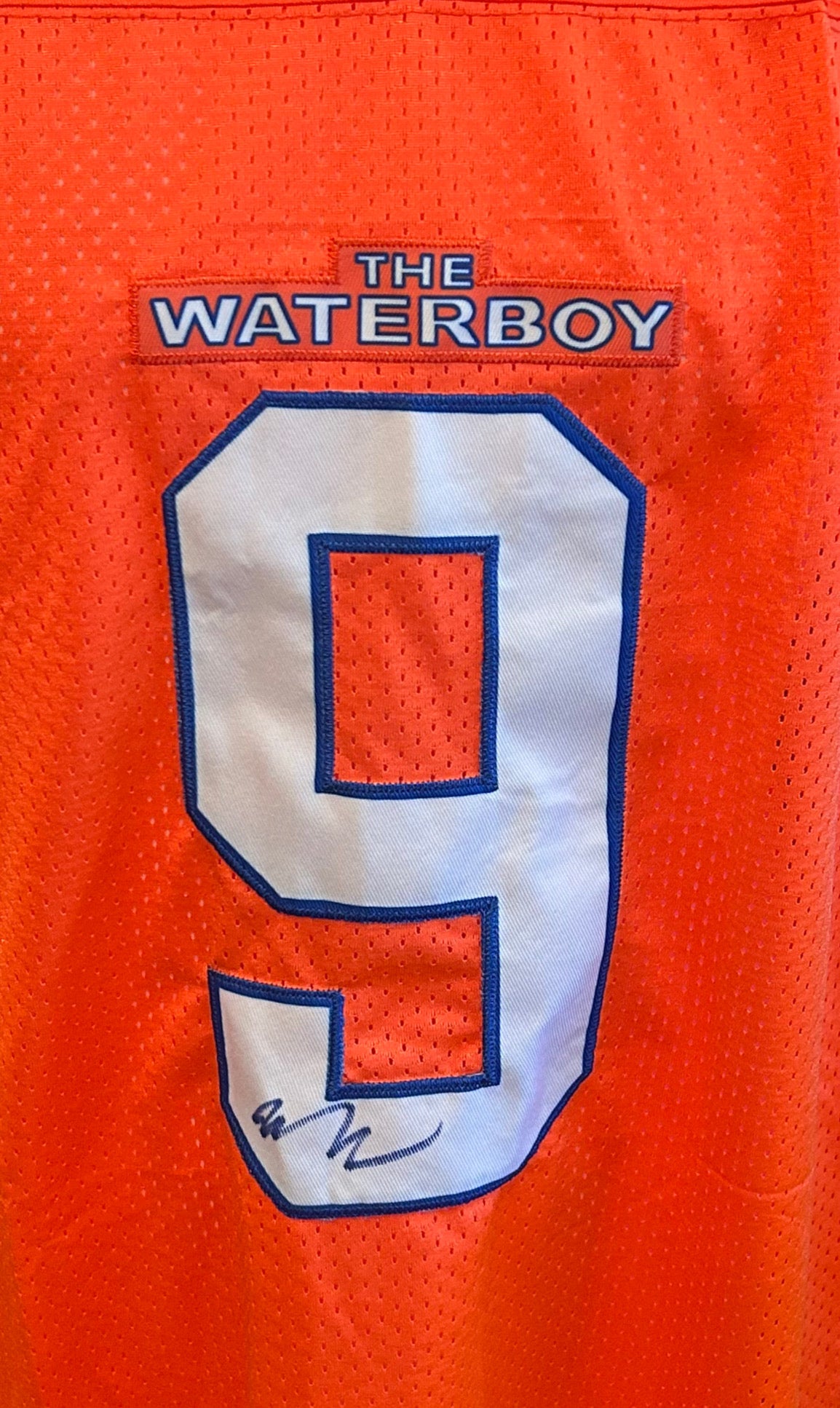 Adam Sandler “Bobby Boucher” The Waterboy Hand Signed Shirt 2