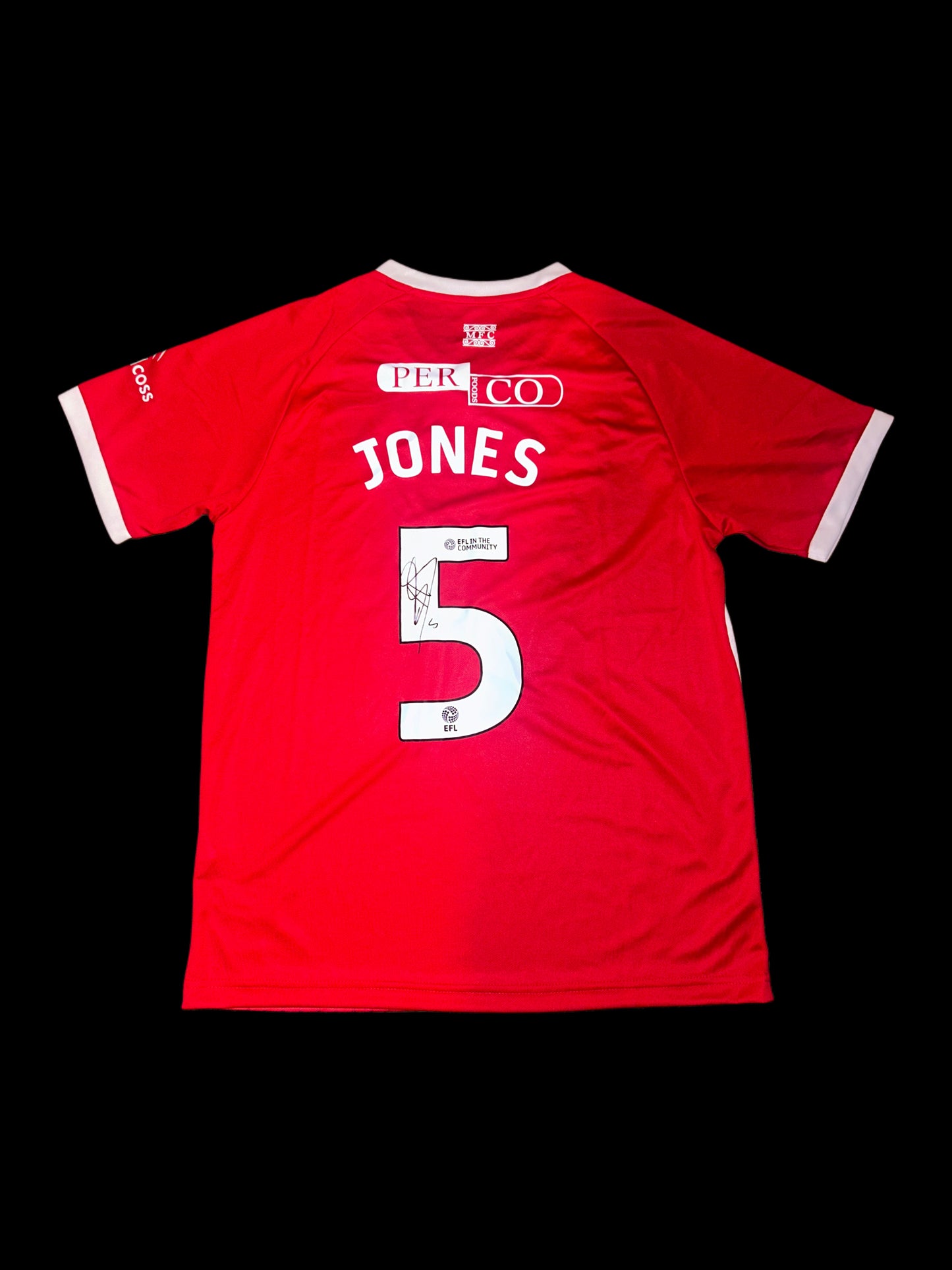 Alfie Jones Middlesbrough Hand Signed 2025-26 Home Shirt