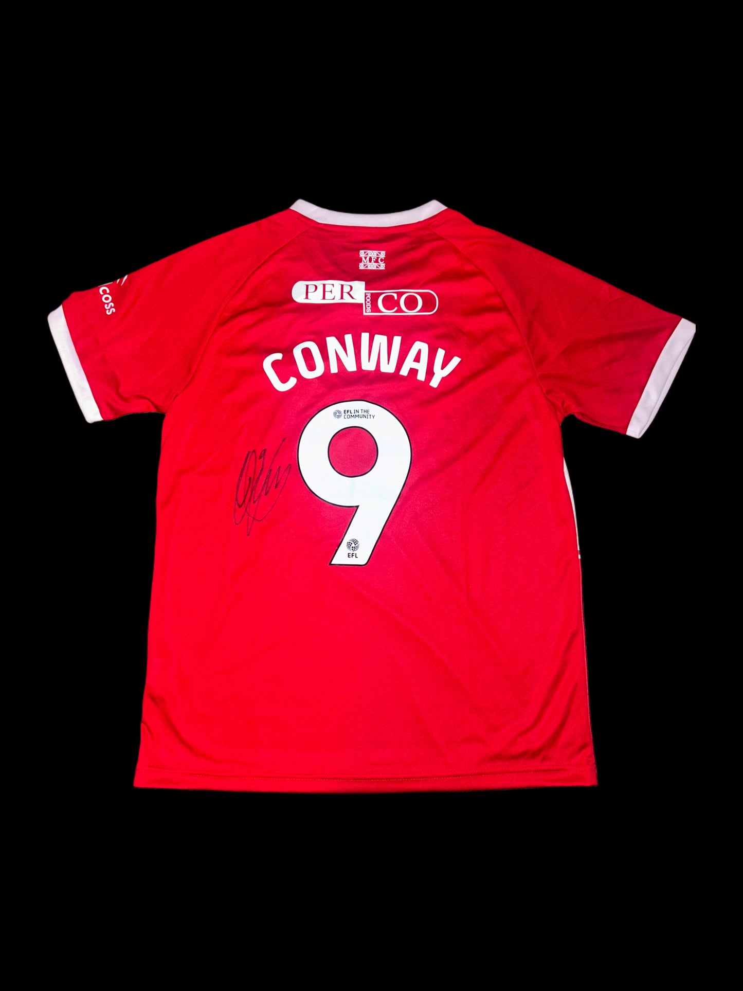 Tommy Conway Middlesbrough Hand Signed 2025-26 Home Shirt
