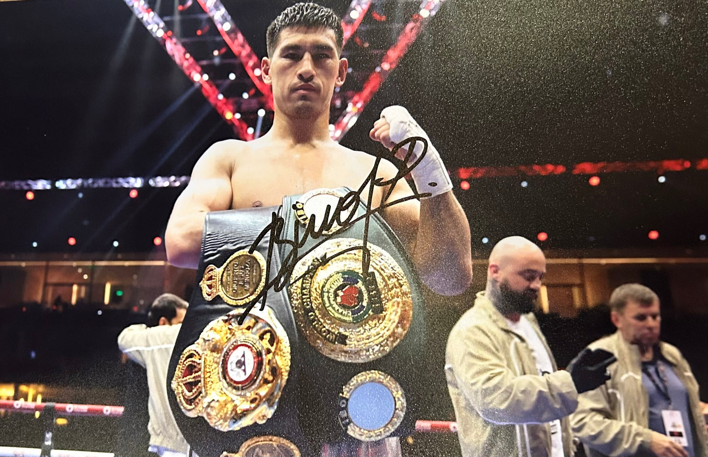 Dmitri Bivol Hand Signed 12X8” Photo 2