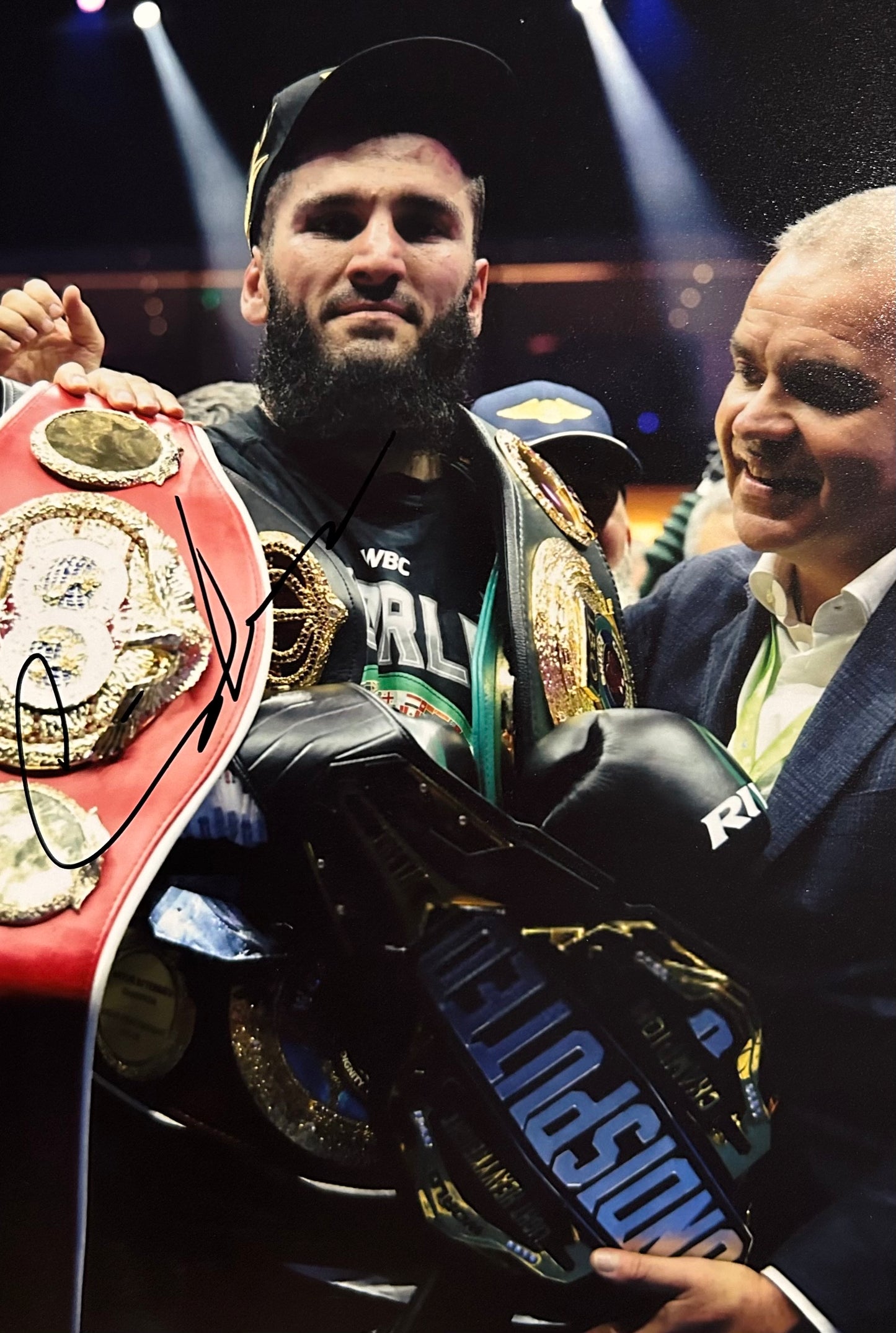 Artur Beterbiev Hand Signed 12X8” Photo 1