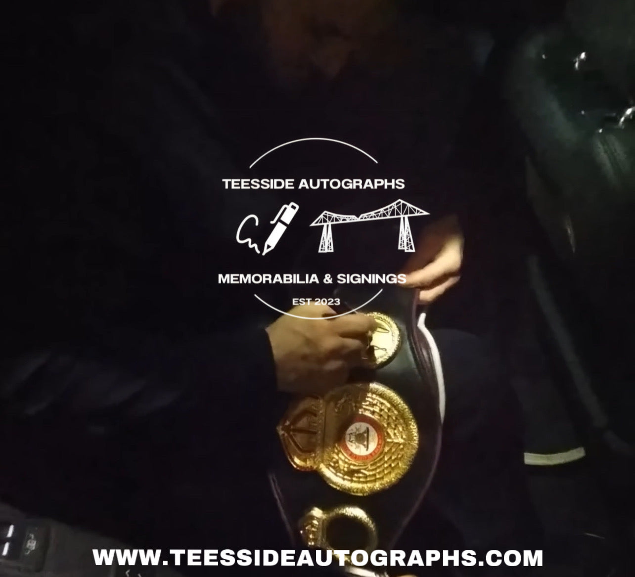 Artur Beterbiev Hand Signed WBA Mini Championship Belt