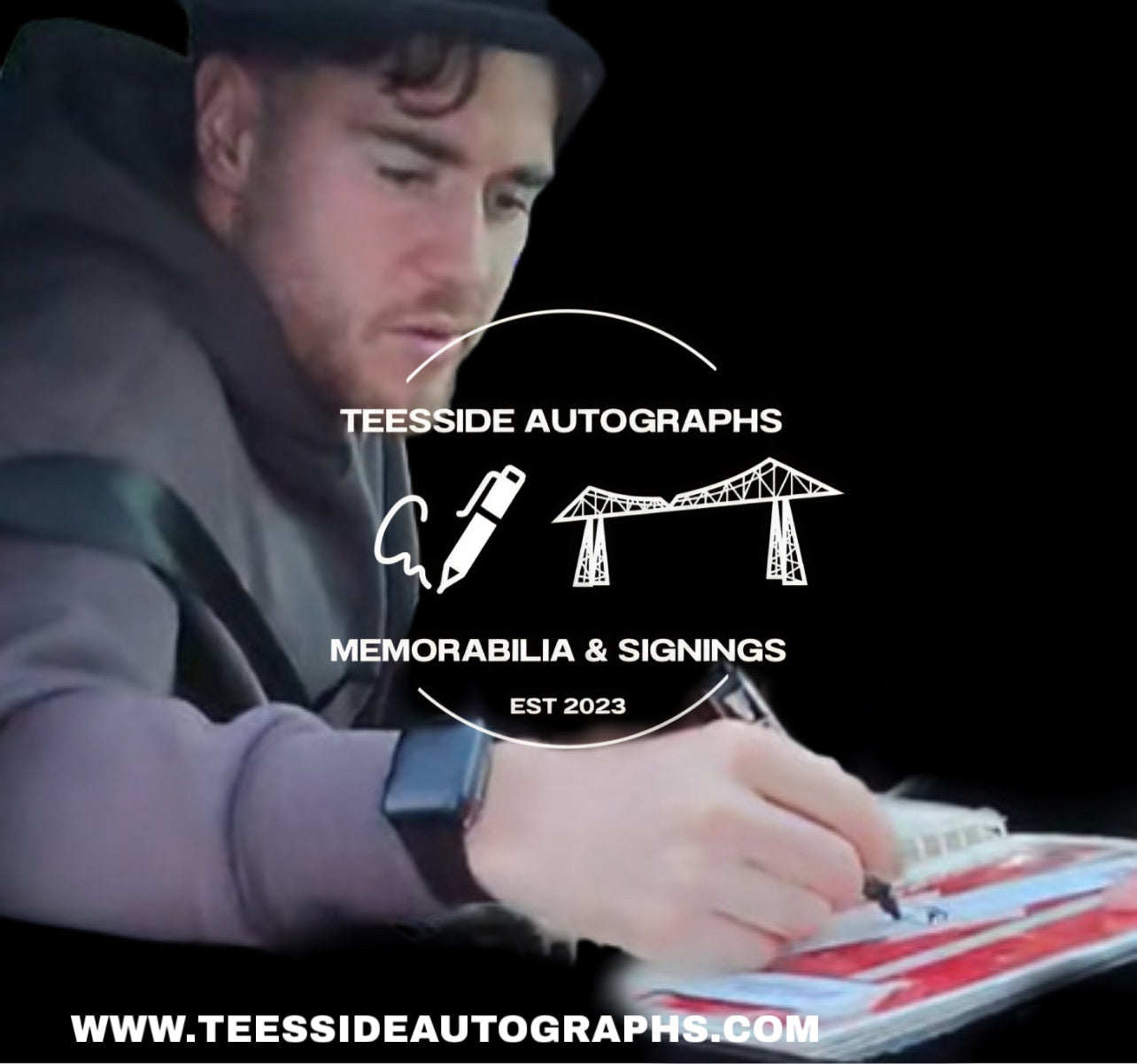 Hayden Hackney Middlesbrough Hand Signed 2025-26 Home Shirt