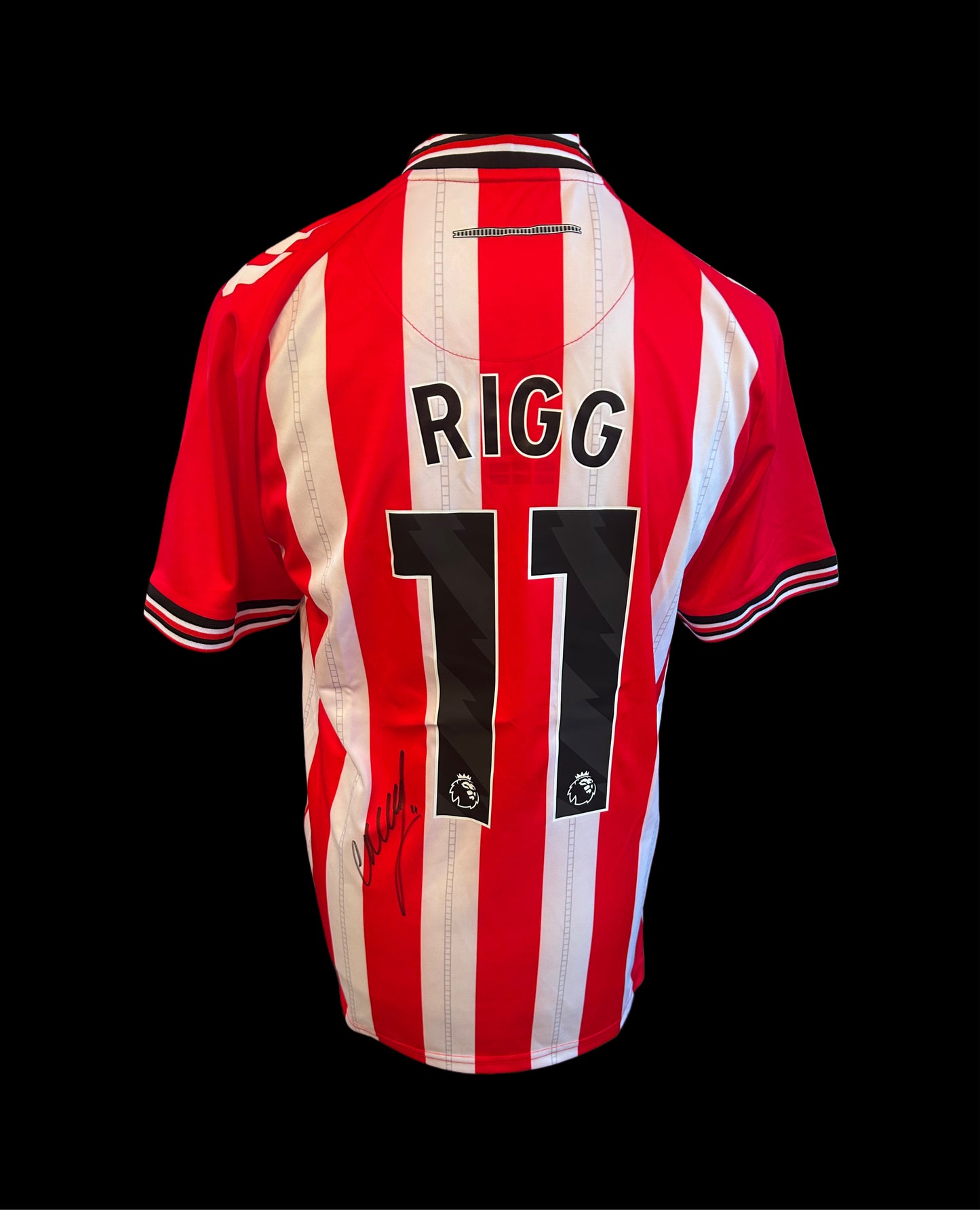 Chris Rigg Sunderland Hand Signed 2025-26 Home Shirt