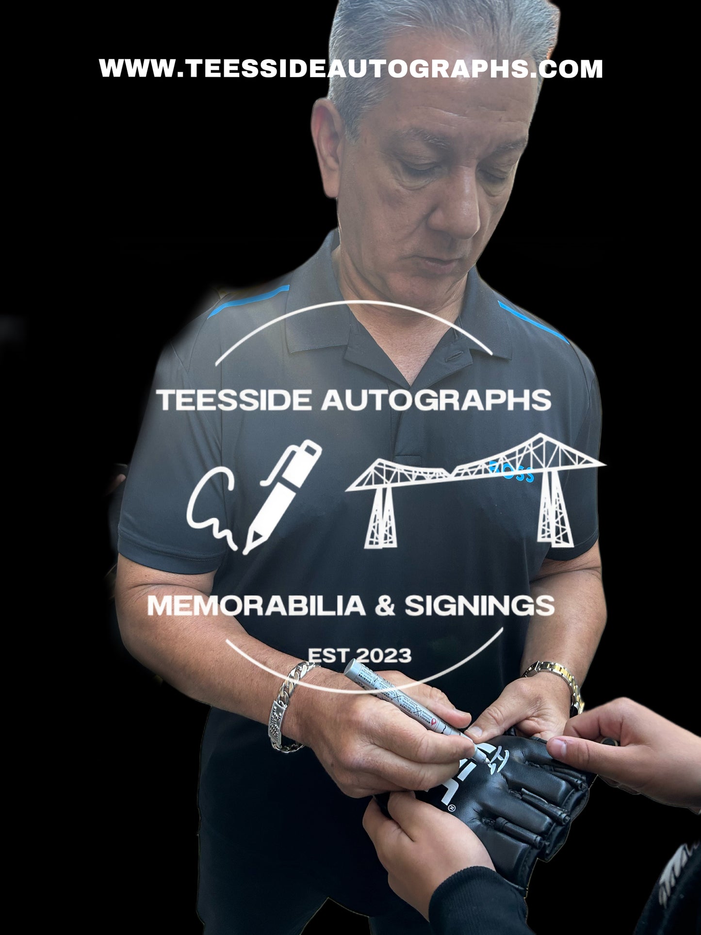 Bruce Buffer “ITS TIME!” UFC Hand Signed Glove