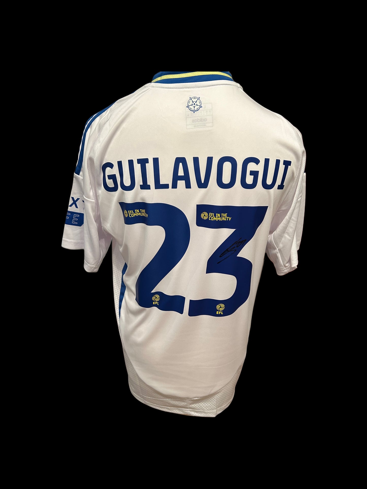 Joshua Guilavogui Leeds United 2024-25 Hand Signed Home Shirt