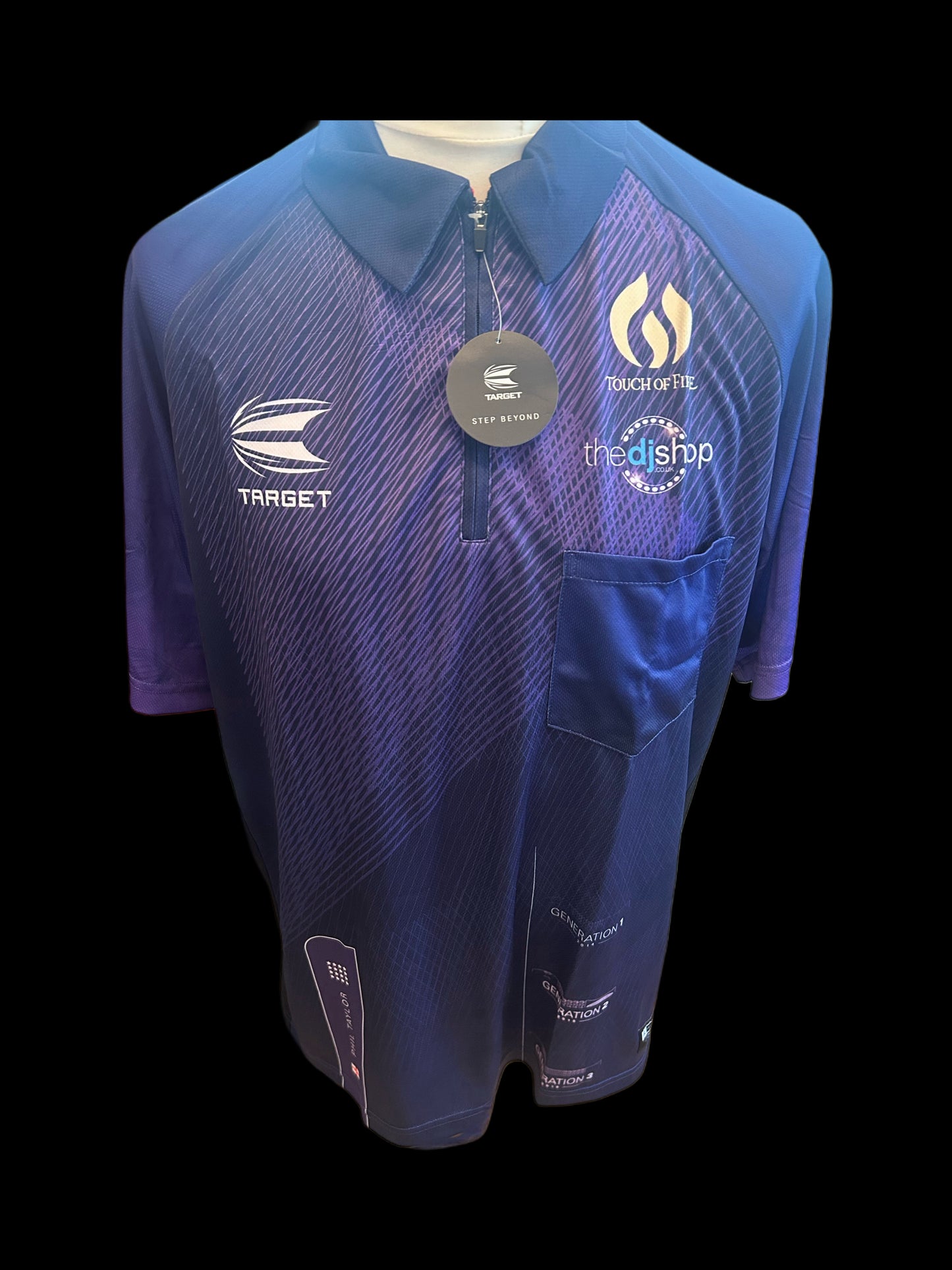 Phil “The Power” Taylor Hand Signed Target Shirt 2 2023