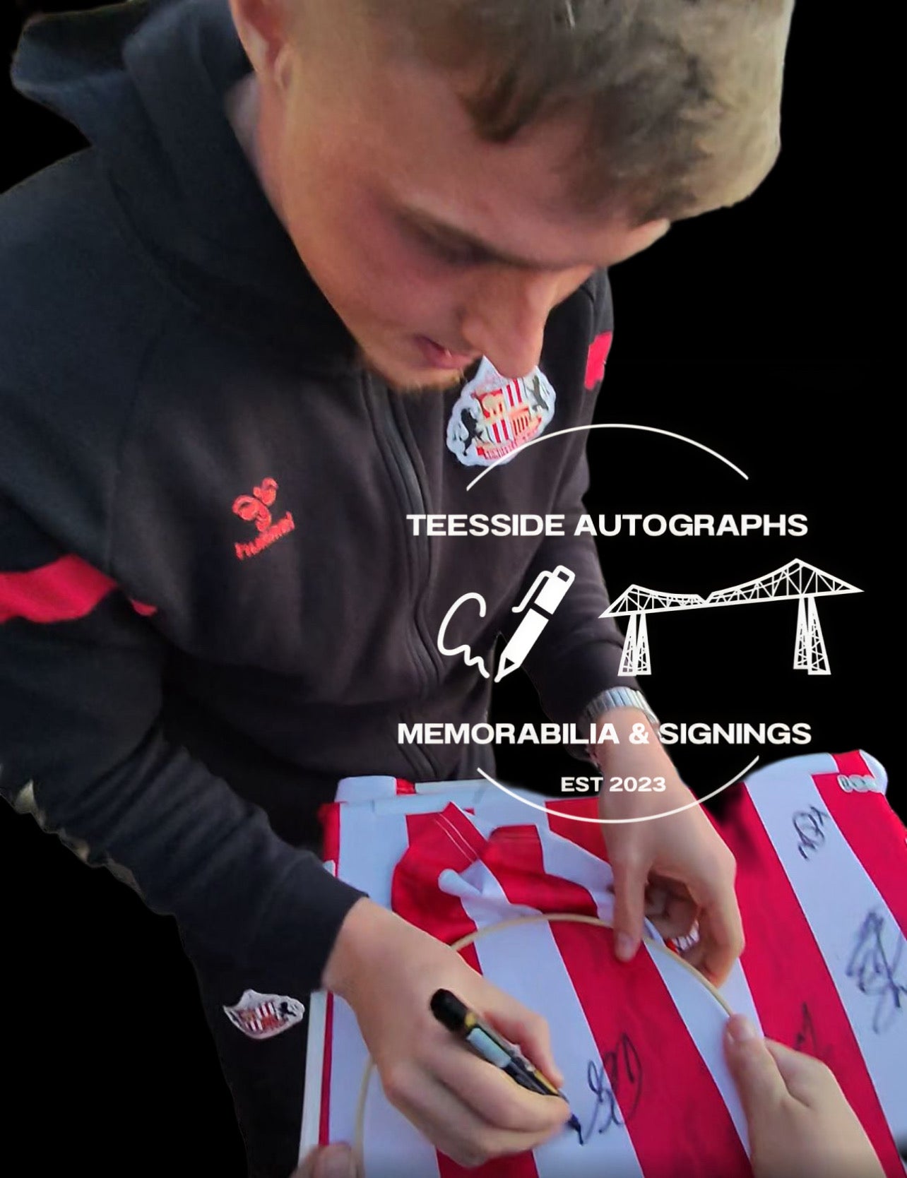 Dan Ballard Sunderland Hand Signed 2024-25 Home Shirt