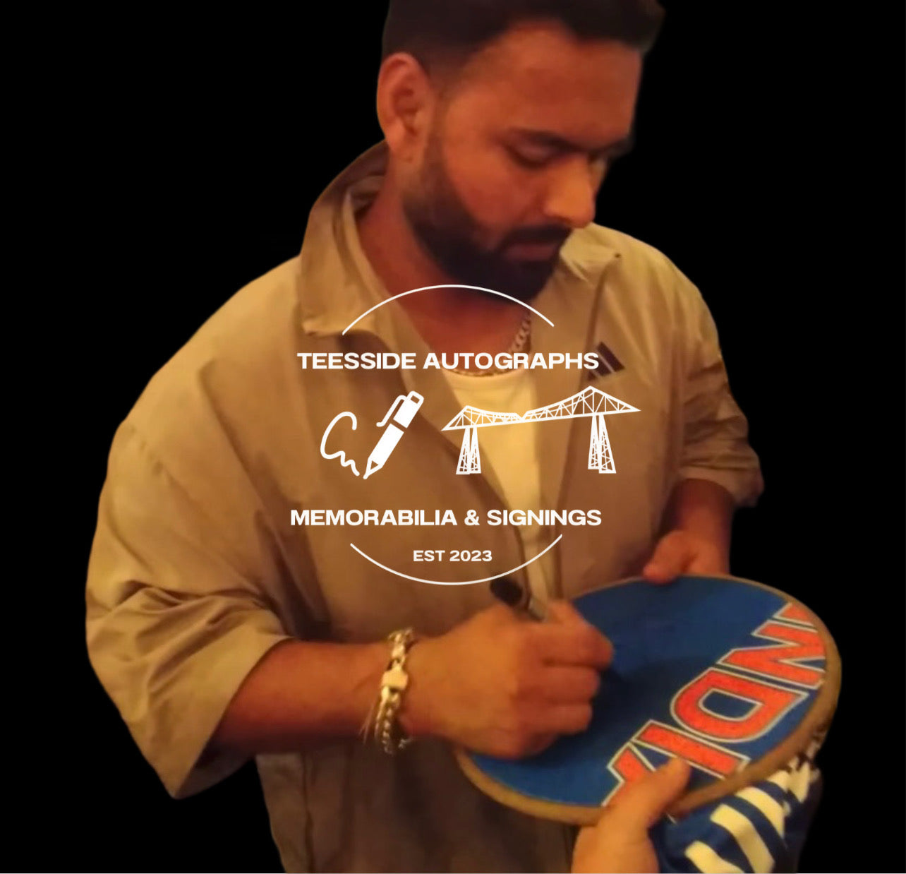 Rishabh Pant India Cricket Hand Signed Shirt