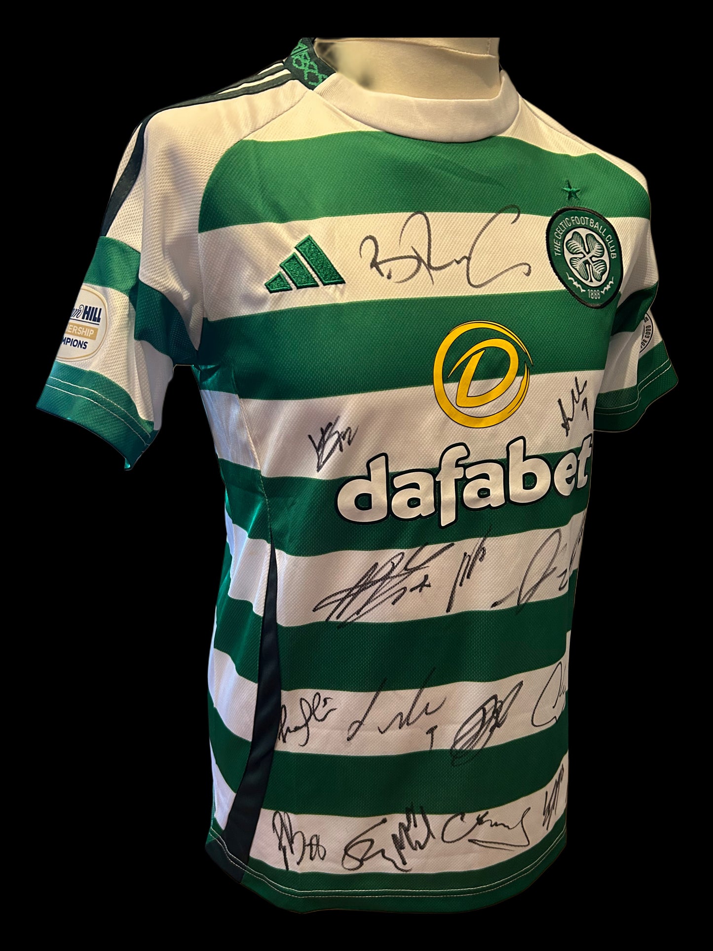 Celtic Hand Signed Squad Home Shirt 2024-25 Shirt 1