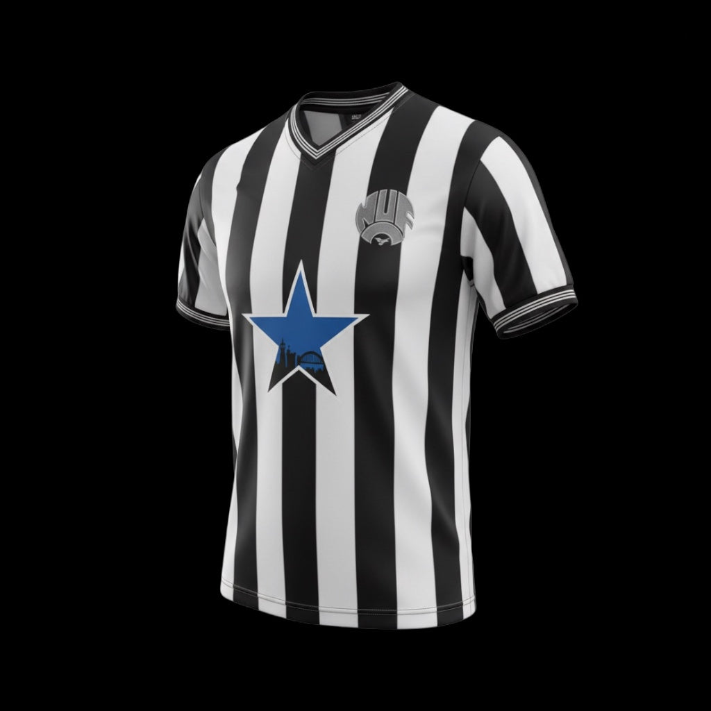 Chris Waddle Newcastle United 1984 Hand Signed Home Shirt