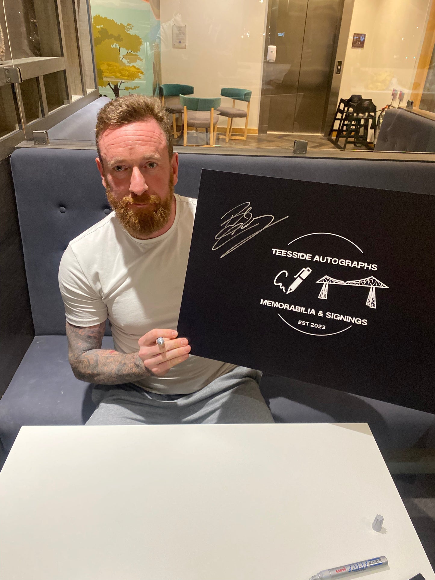 Bradley Wiggins Hand Signed Montage Canvas.