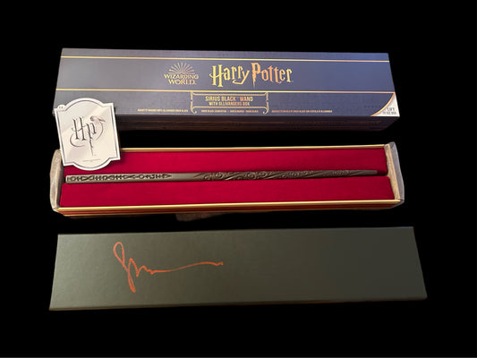 Gary Oldman Harry Potter Sirius Black Hand Signed Noble Collection Wand 2
