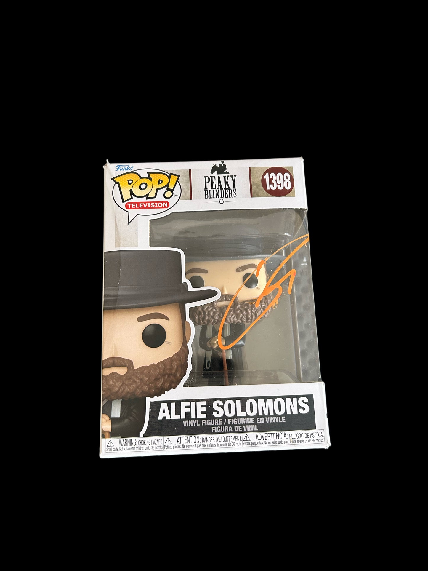 Tom Hardy Peaky Blinders “ALFIE SOLOMONS”Hand Signed Funko Pop