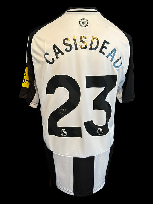 Casisdead Newcastle United Hand Signed 2024-25 Home Shirt 1