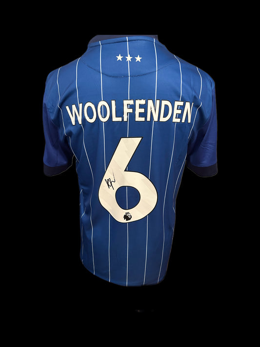 Luke Woolfenden Ipswich Town Hand Signed 2024-25 Home Shirt