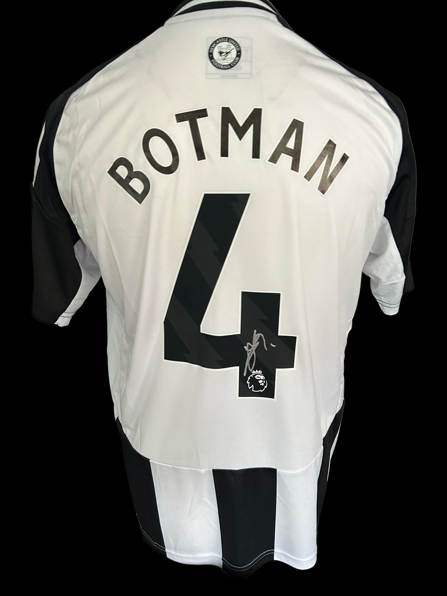 Sven Botman Newcastle United Hand Signed 2024-25 Home Shirt 1