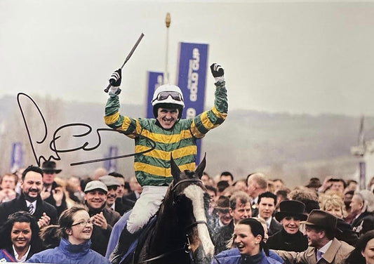 AP McCoy Hand Signed 12x8 PHOTO 4.