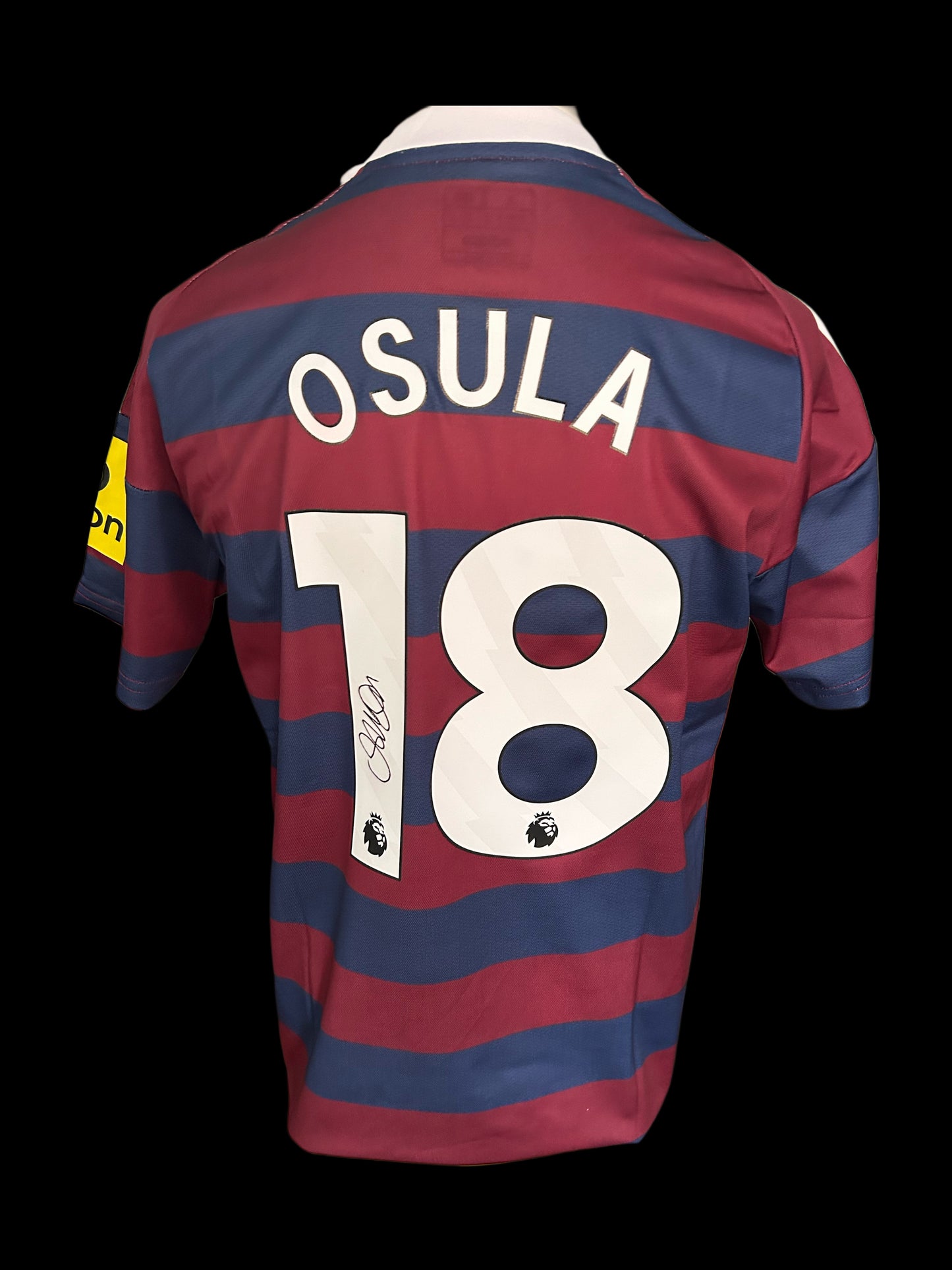 William Osula Newcastle United Hand Signed 2024-25 AWAY Shirt