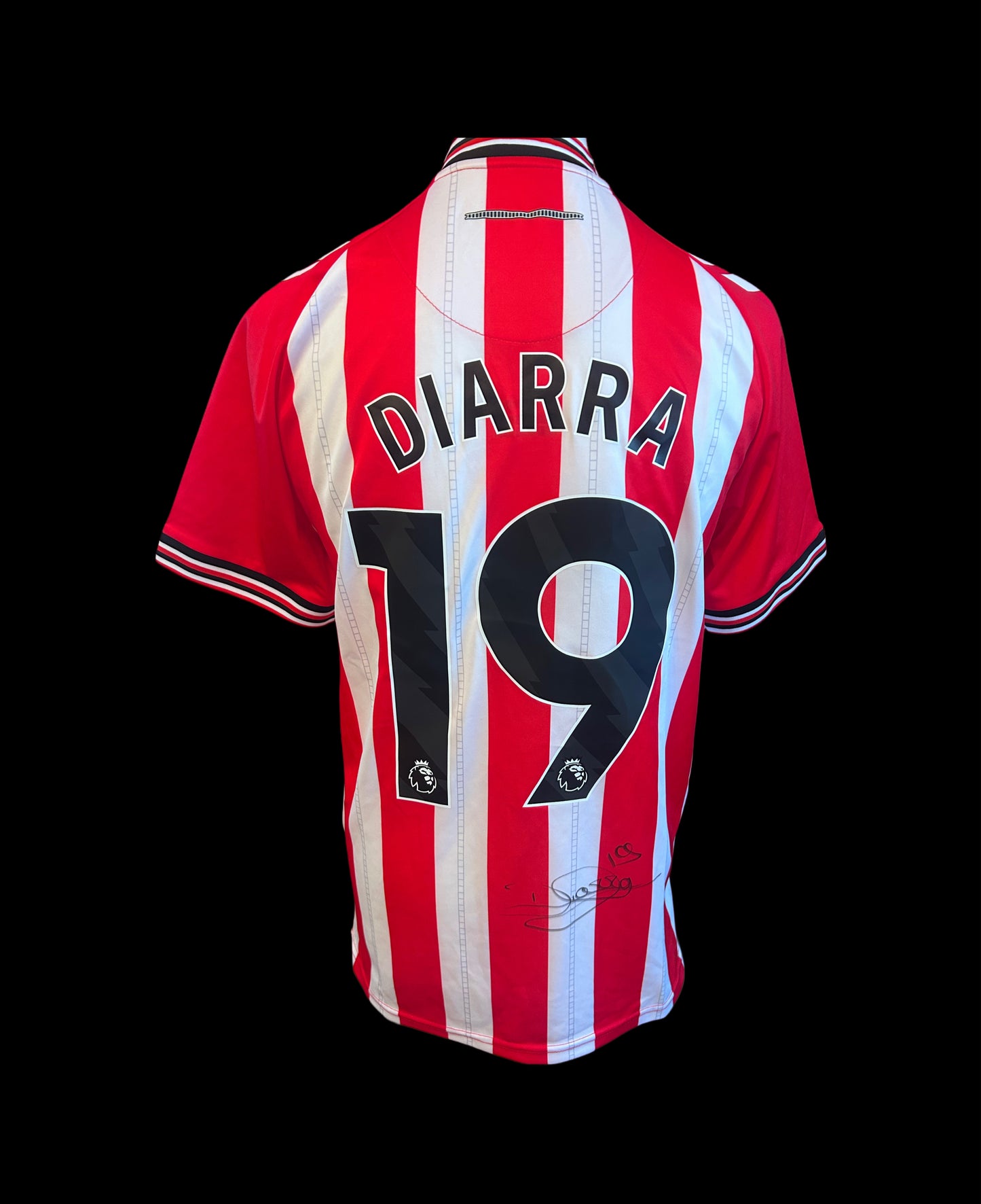 Habib Diarra Sunderland Hand Signed 2025-26 Home Shirt