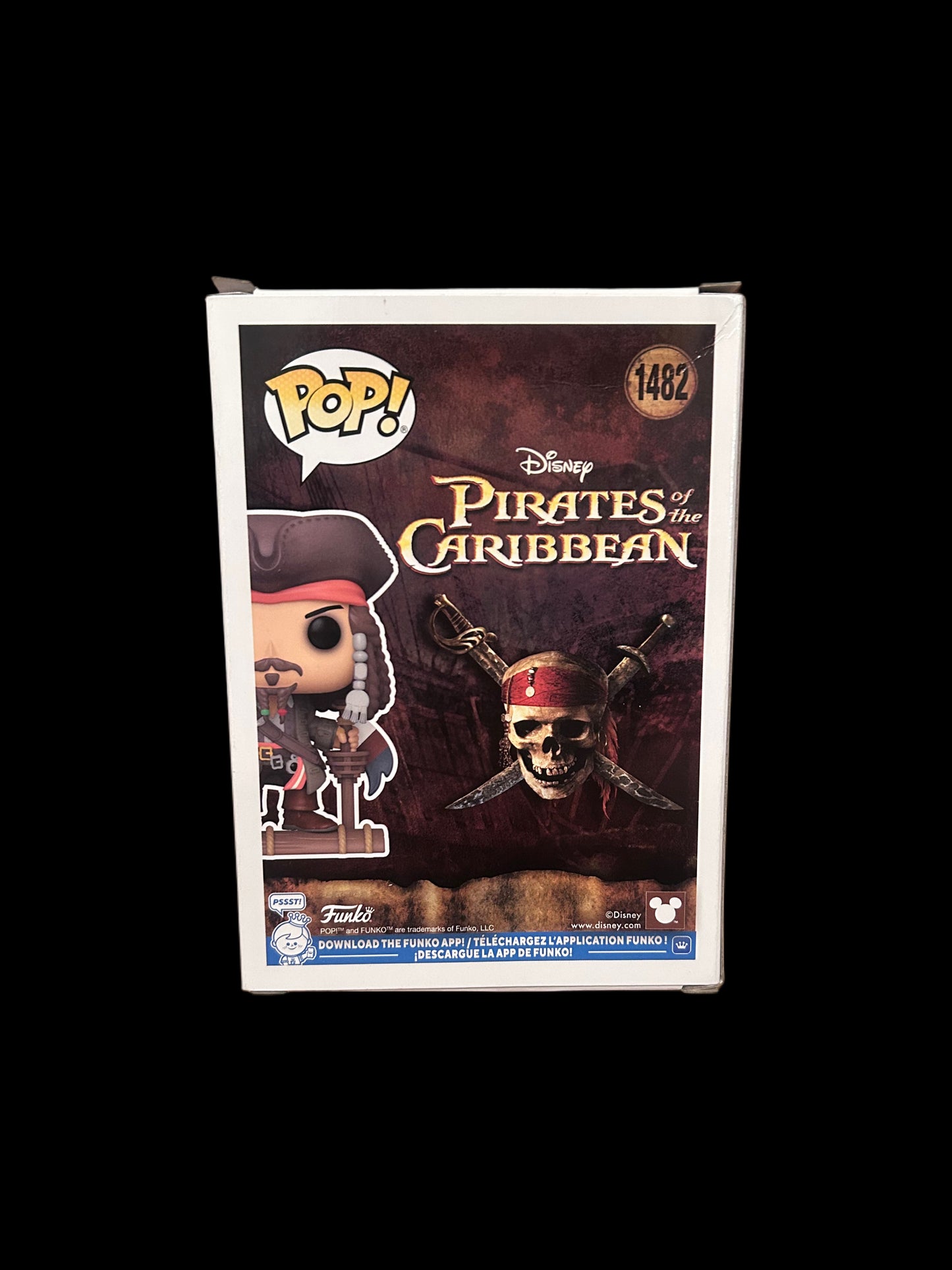 Johnny Depp Pirates Of The Caribbean “Jack Sparrow” Hand Signed Funko #1482
