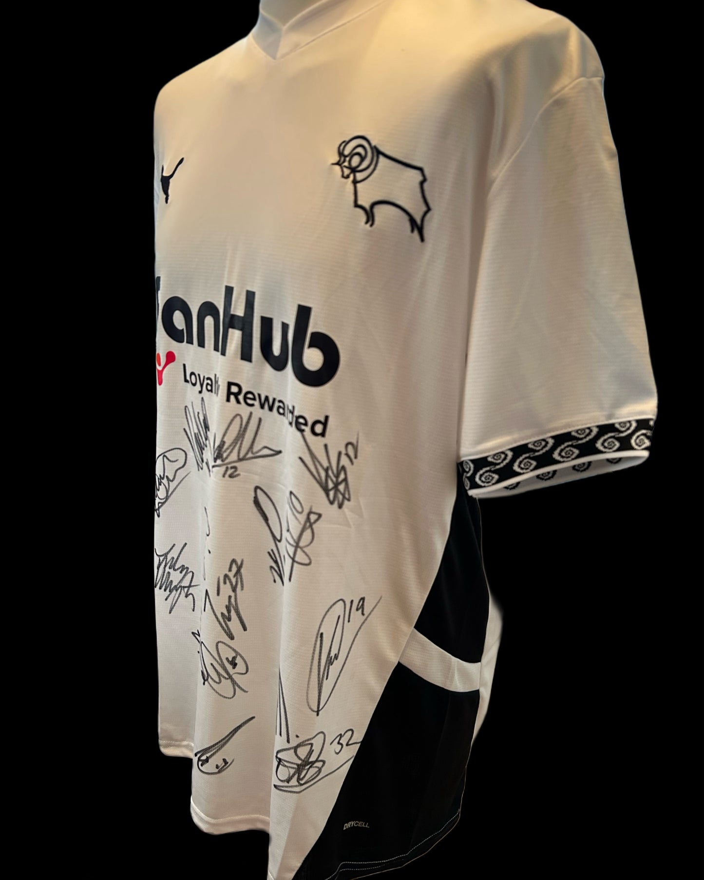 Derby County Hand Signed Full Squad 2024-25 Home Shirt