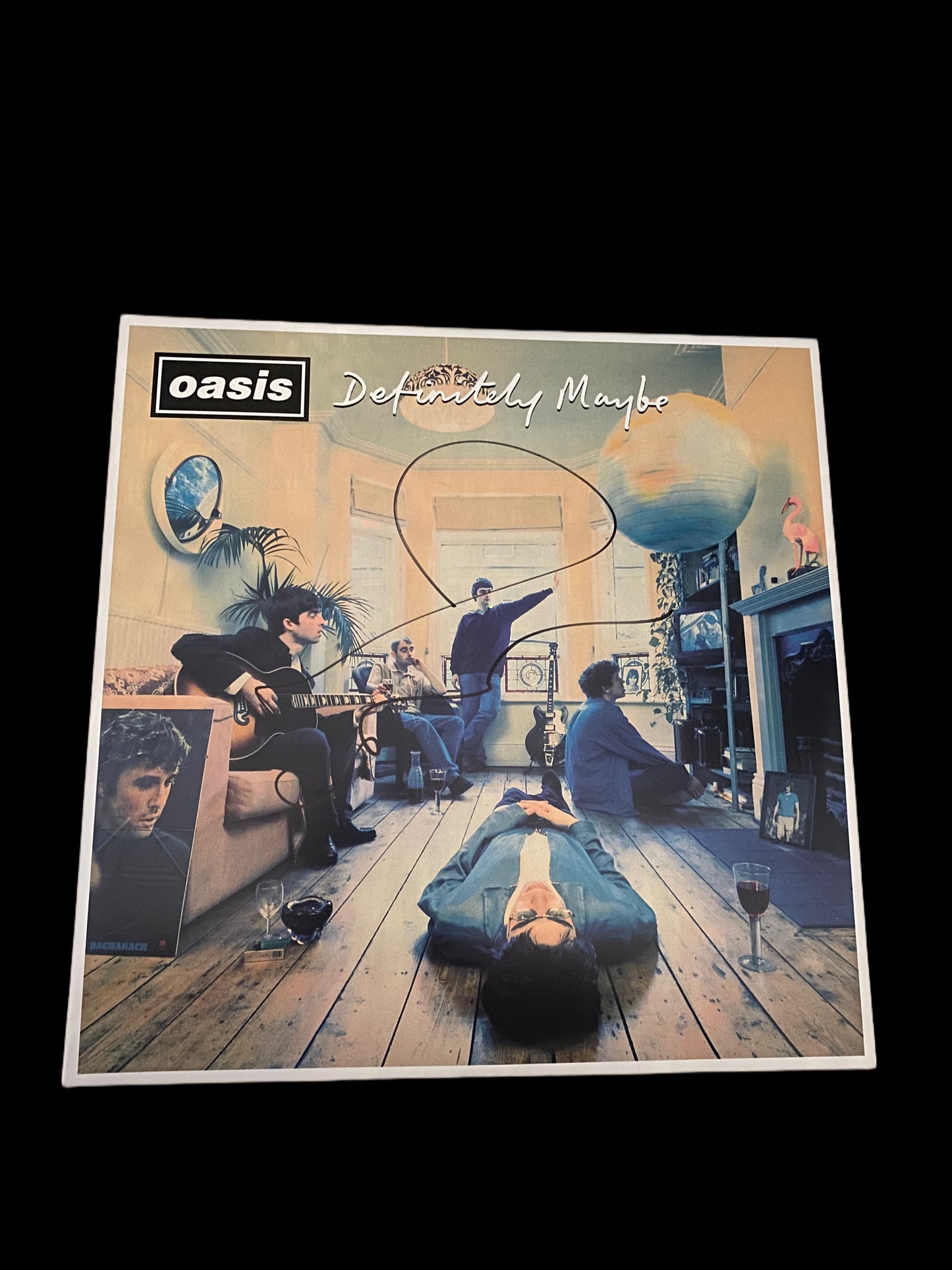 Noel Gallagher “Definitely Maybe” Hand Signed Vinyl 1