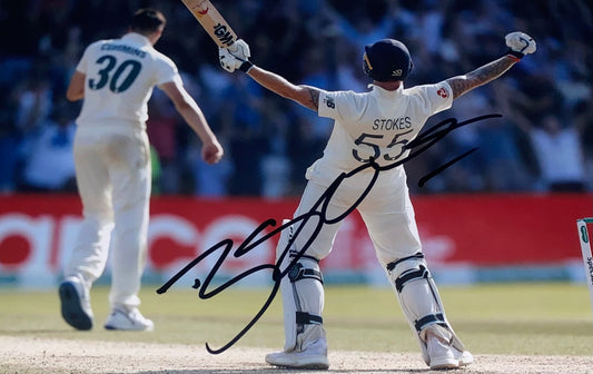 Ben Stokes Headingley 2019 Hand Signed 12 X 8” Photo 9