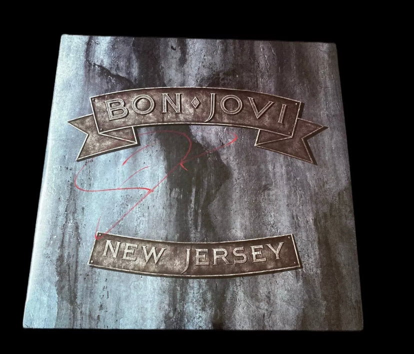 Jon Bon Jovi Hand Signed Vinyl “NEW JERSEY”