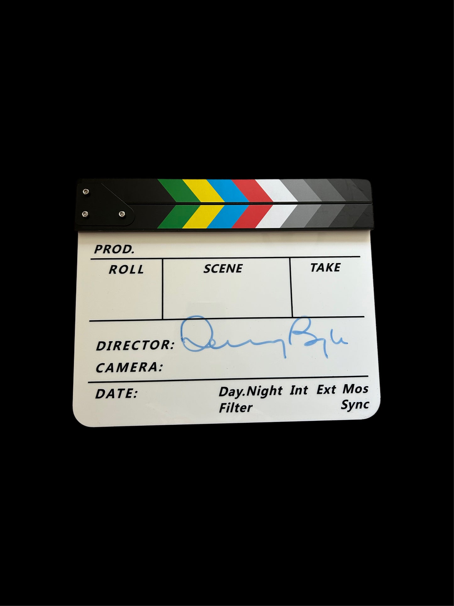 Danny Boyle Hand Signed Film Director Clapper Board 1