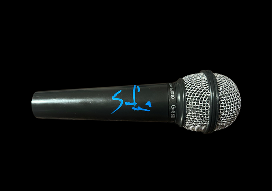 Sam Fender Hand Signed Microphone