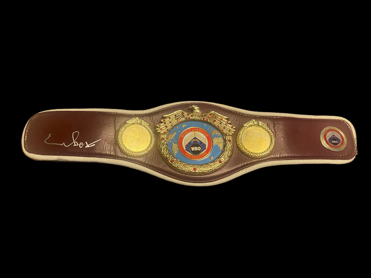 Chris Eubank SR Hand Signed WBA Mini Belt